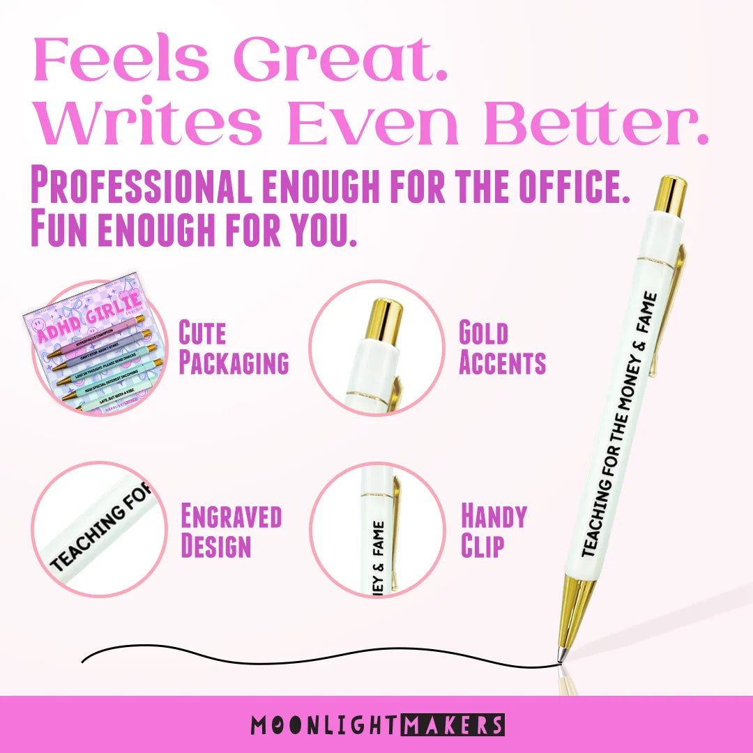 ADHD GIRLIE PEN SET