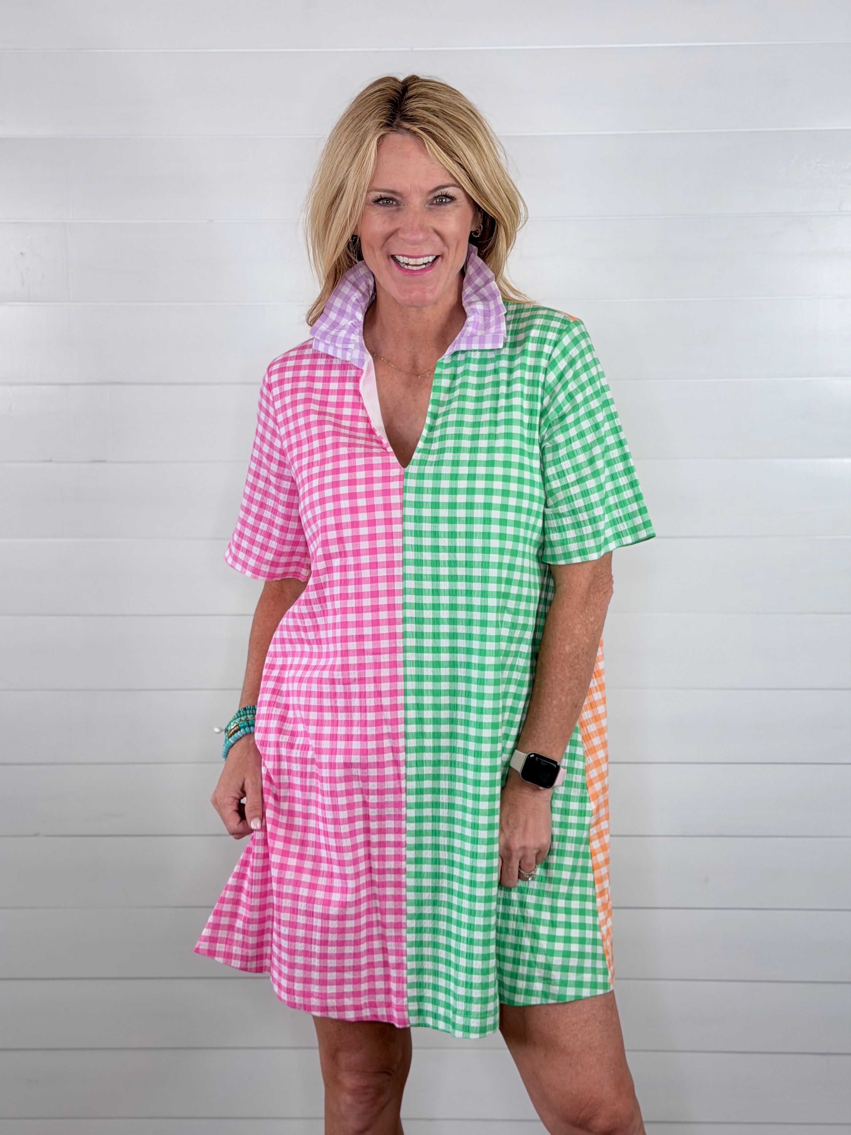 OLIVA GINGHAM DRESS