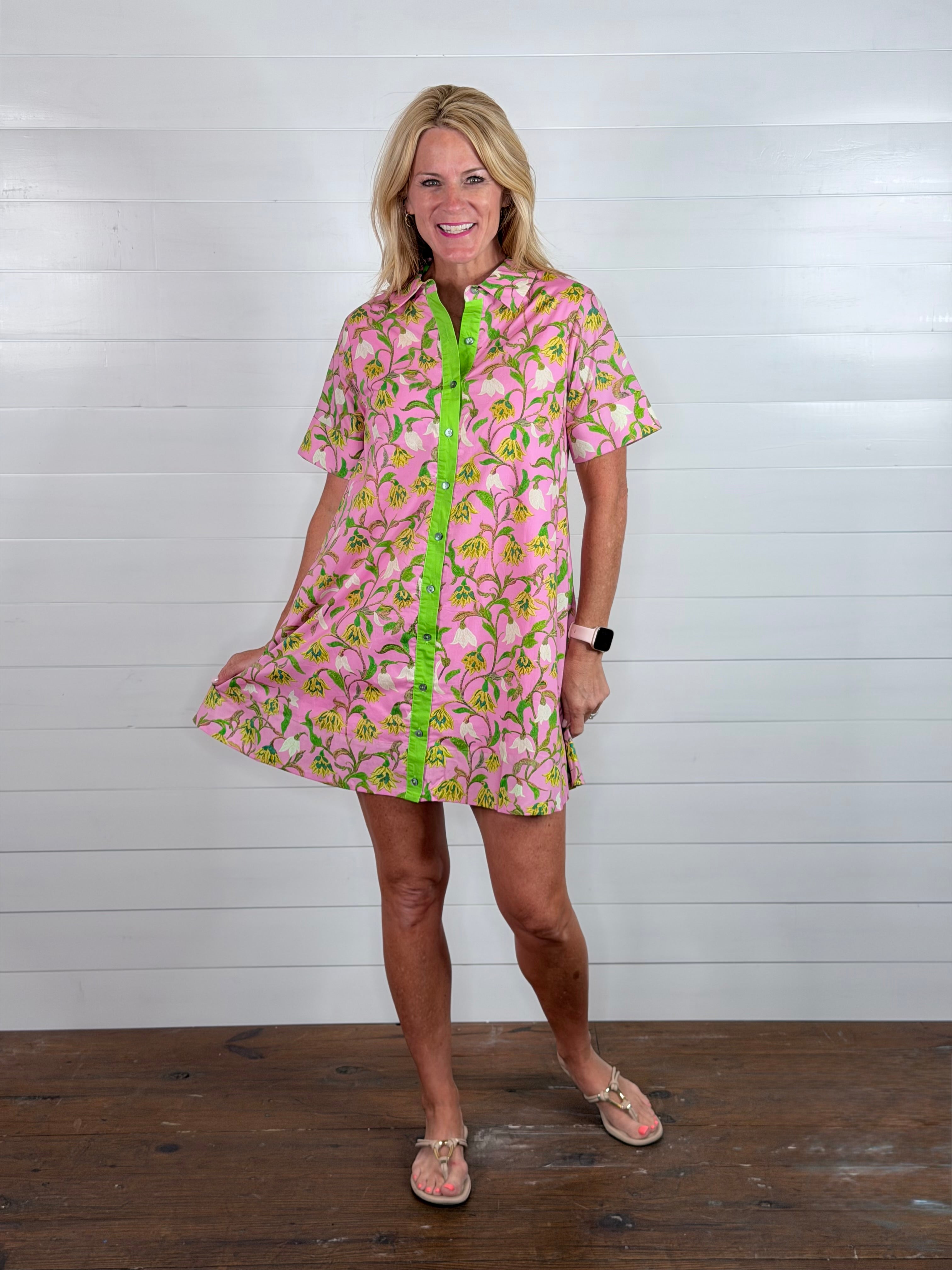 FUN IN FLORALS DRESS