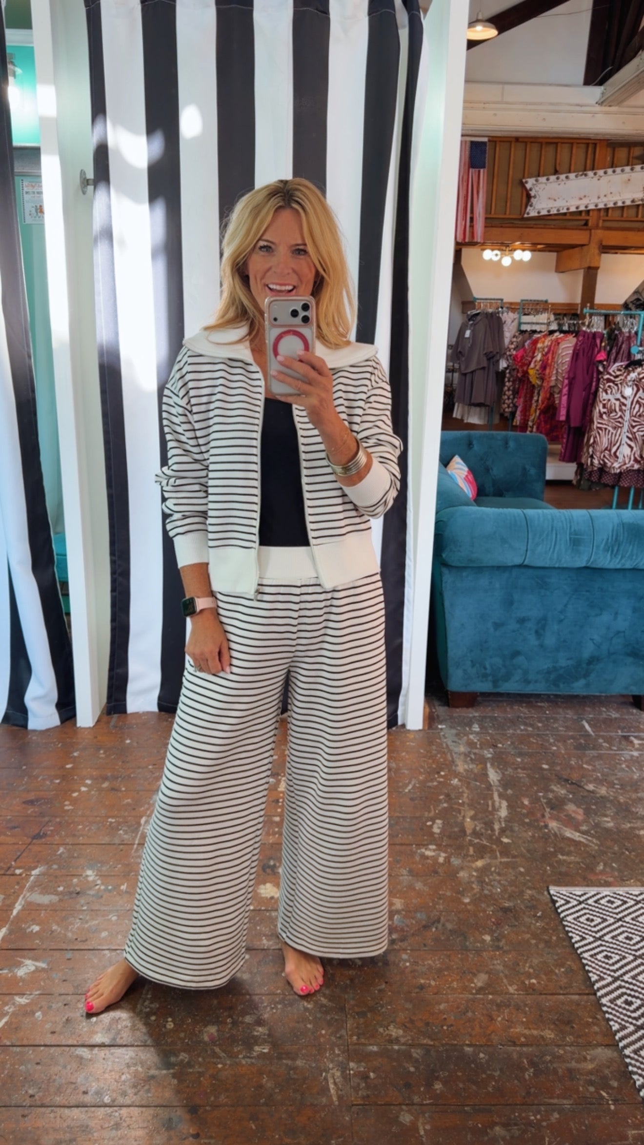 SAWYER STRIPED SET
