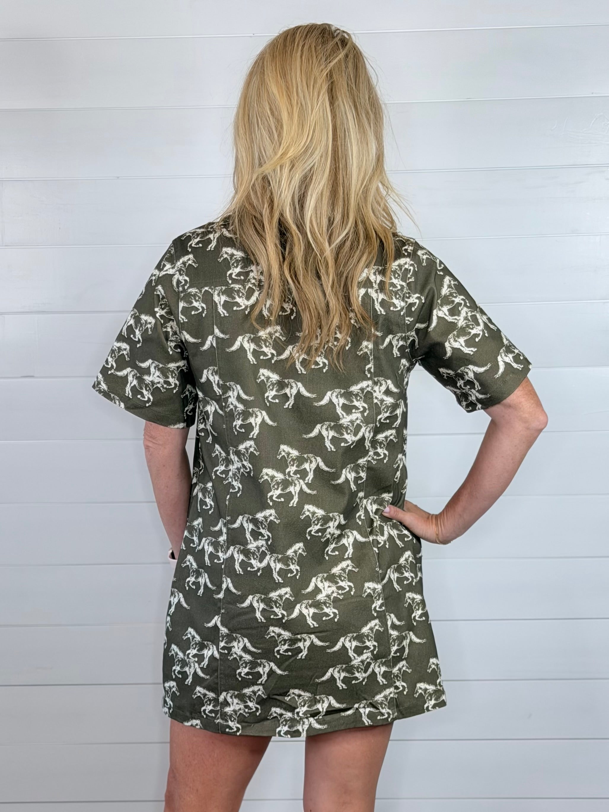 WILD HORSES DRESS