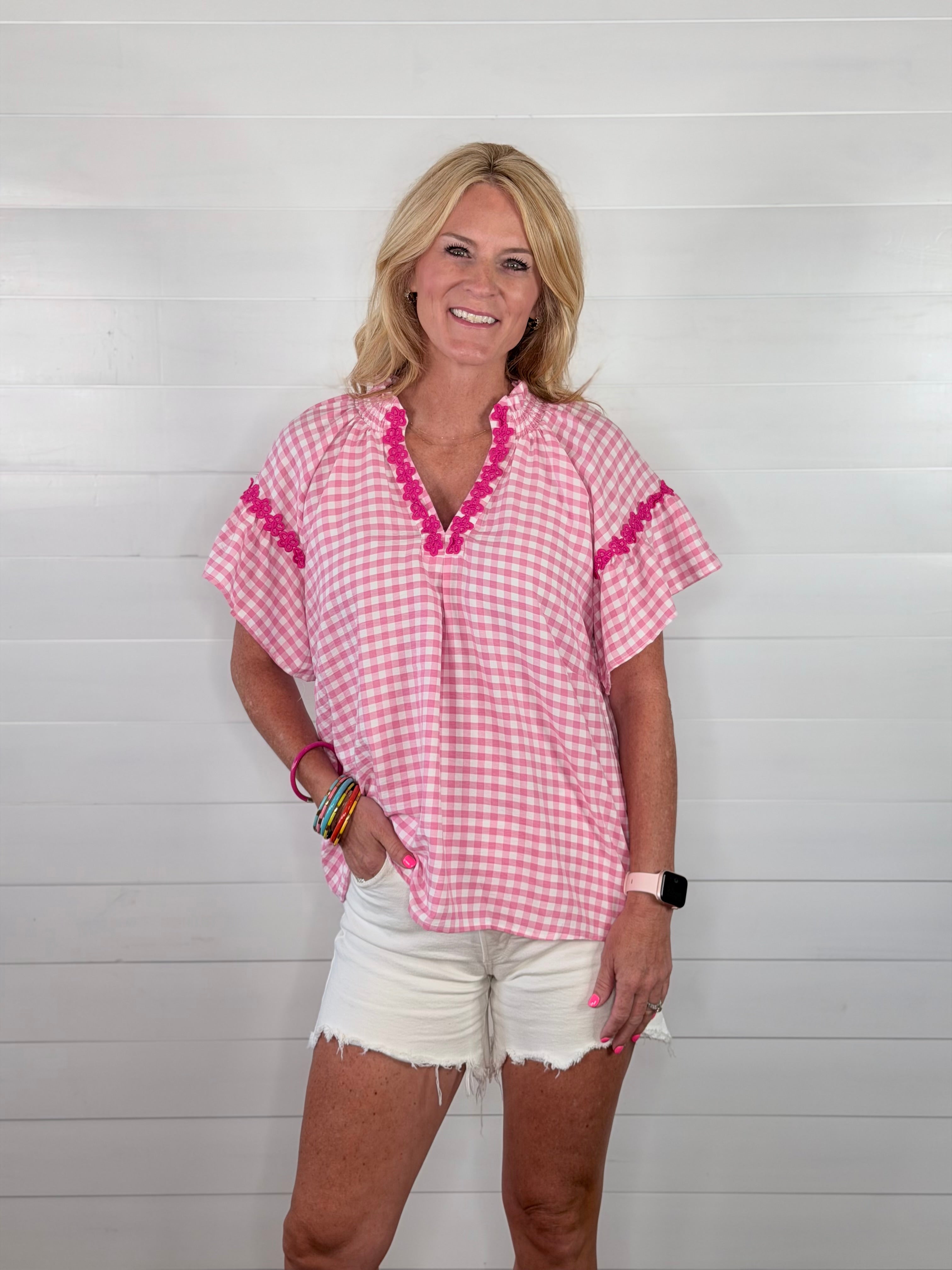 PINK POSEY TOP