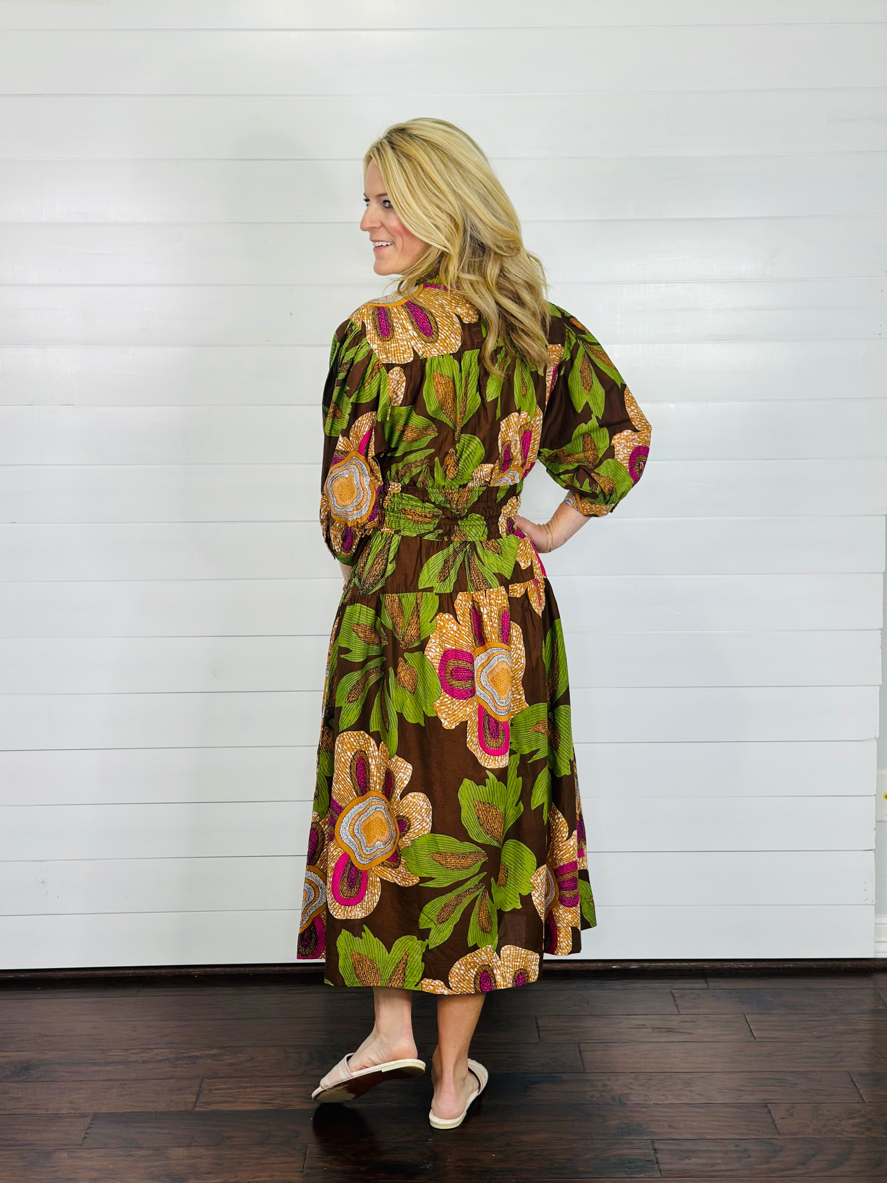 BIG BLOOMS DRESS