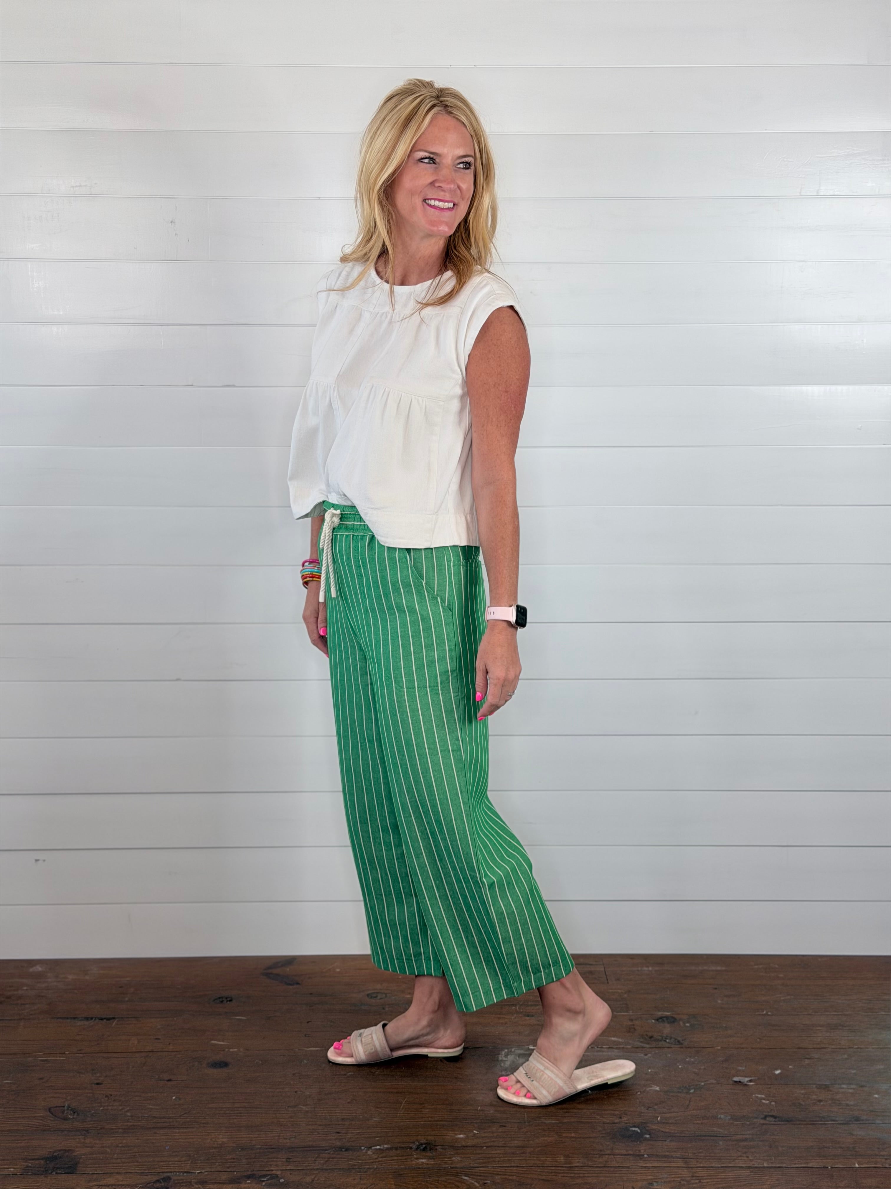 TAYLOR GREEN CROP PANTS