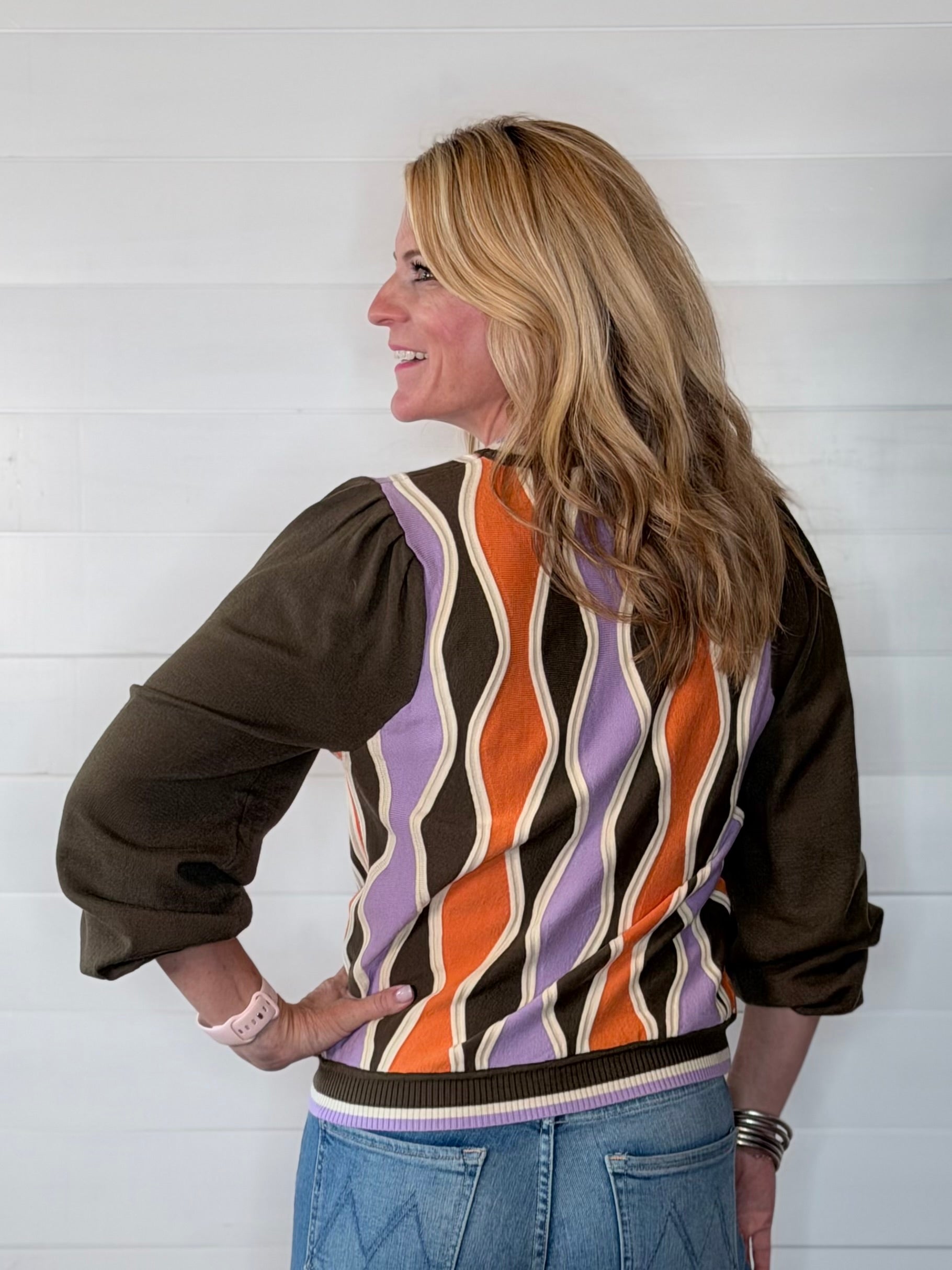 WAVES OF COLOR SWEATER