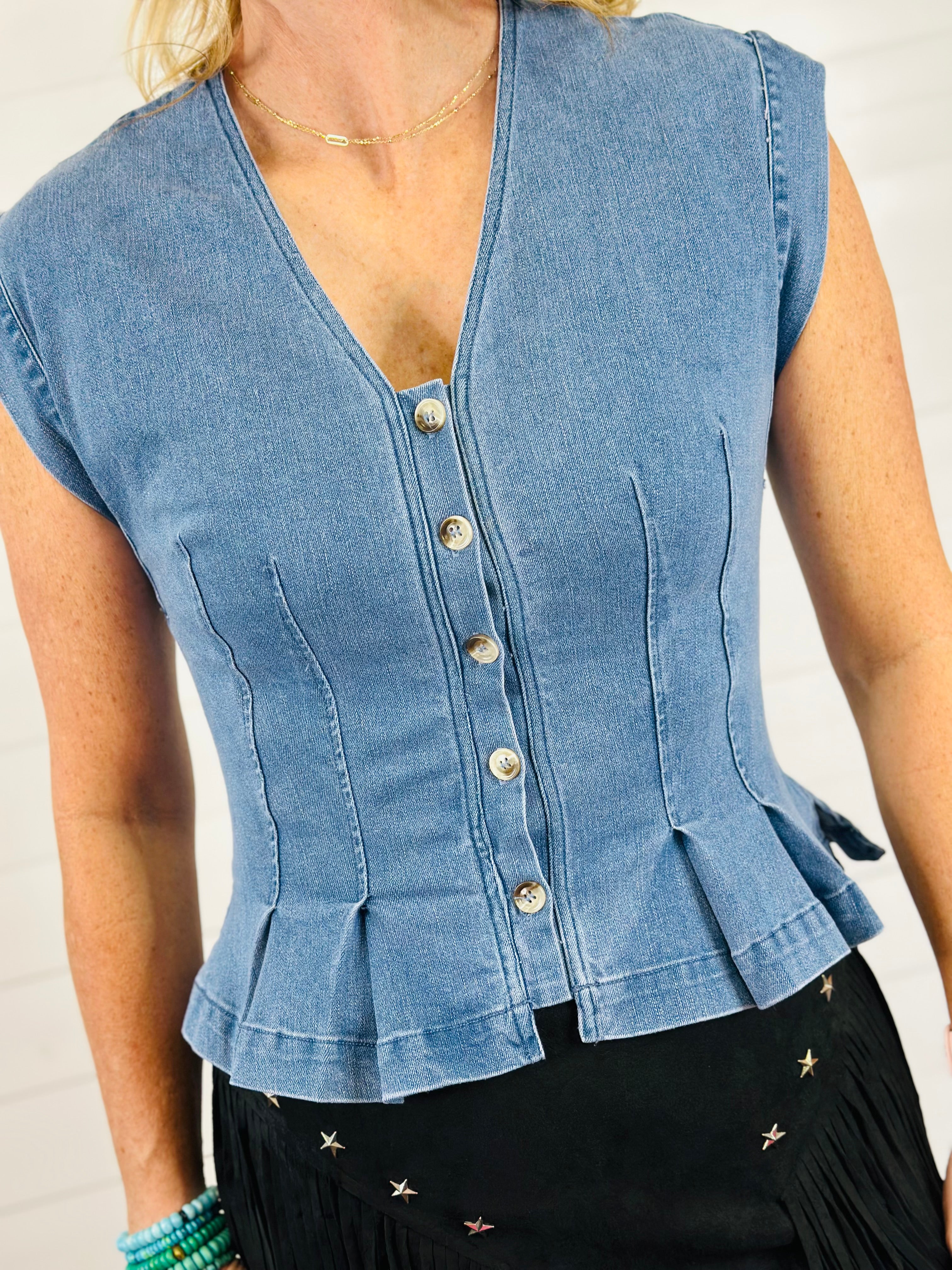DARLING DENIM TOP