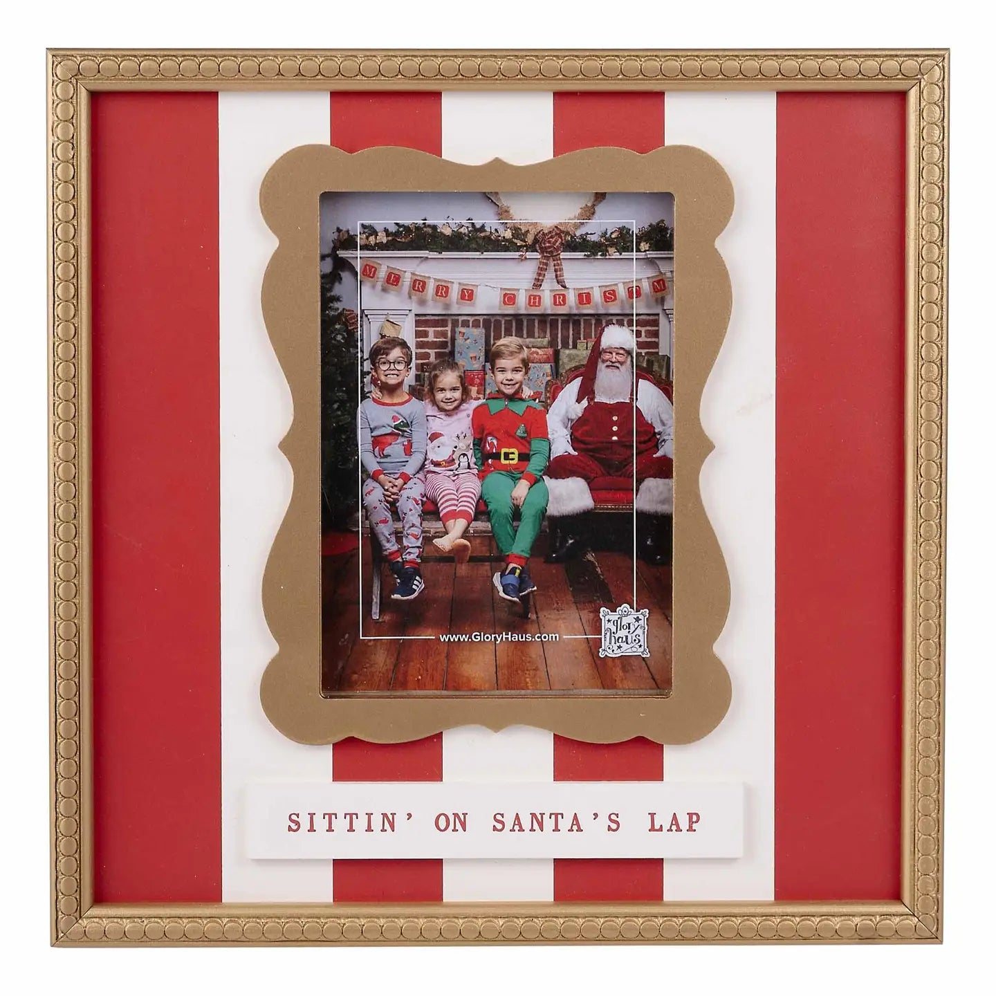 SITTIN' ON SANTA'S LAP FRAME