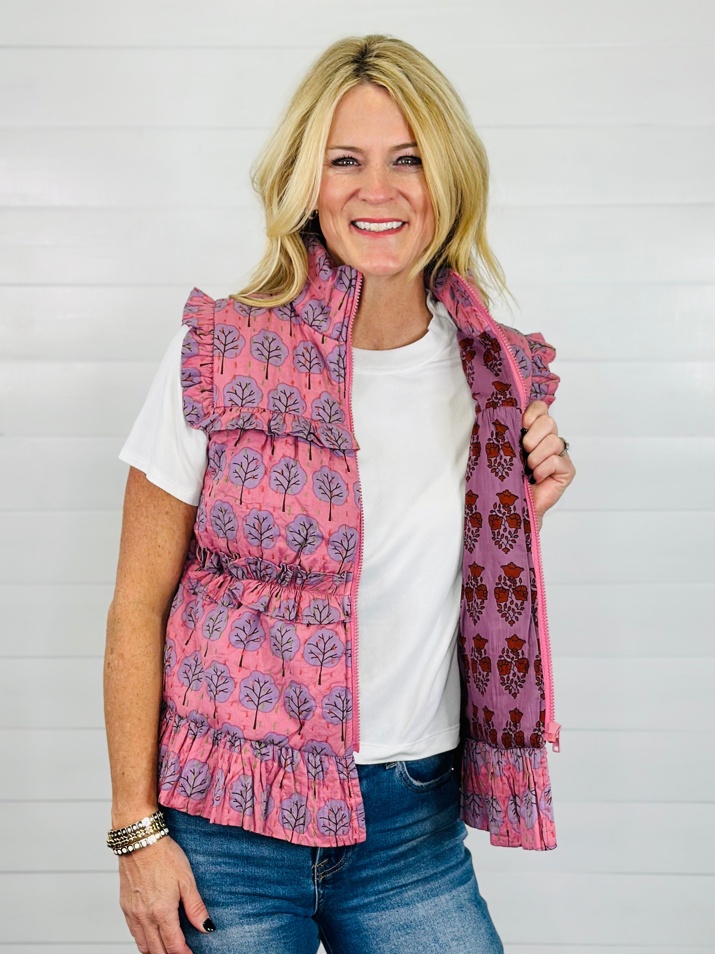 KANTHA STITCHED VEST