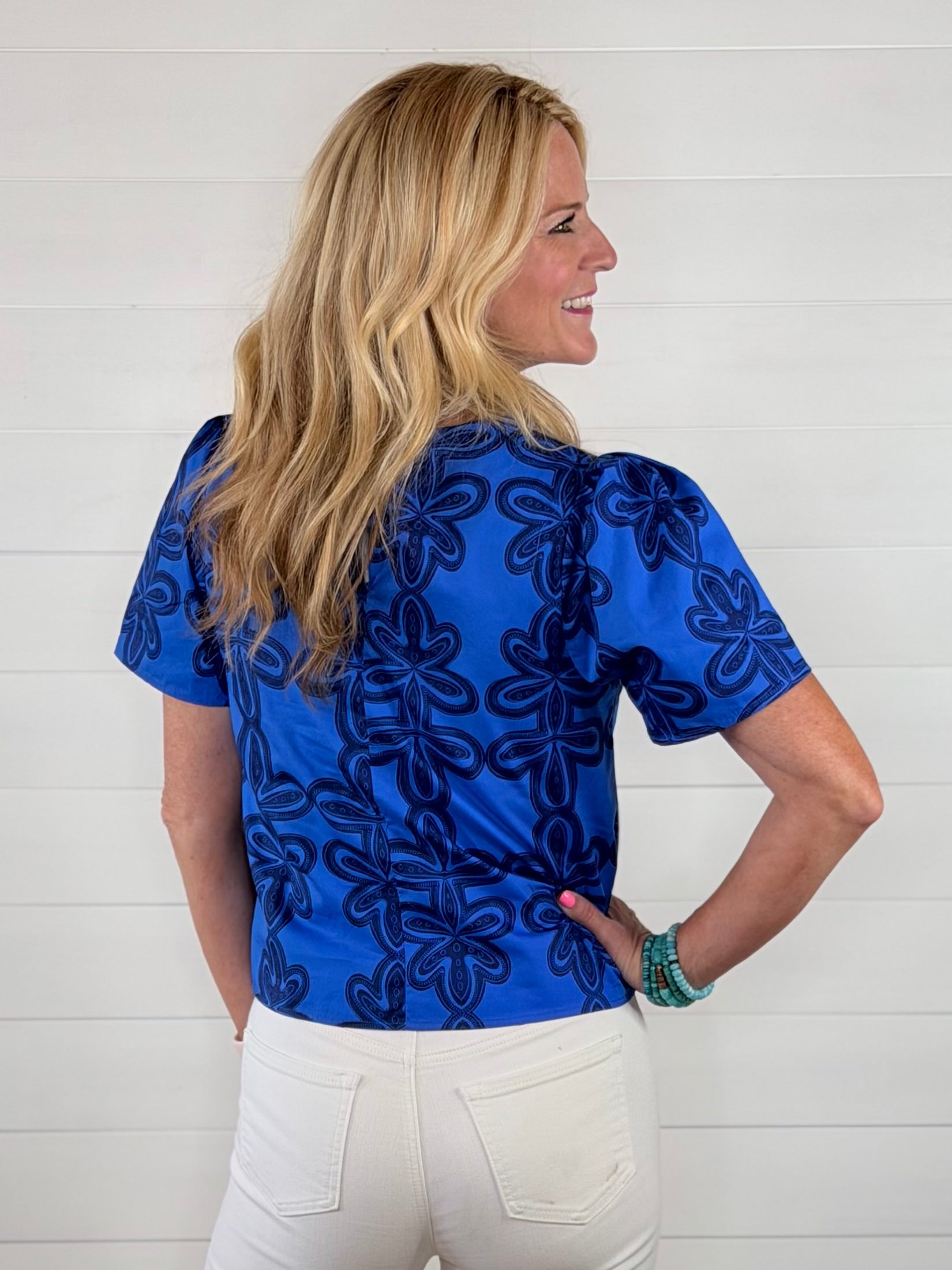 SUMMER BLUES TOP