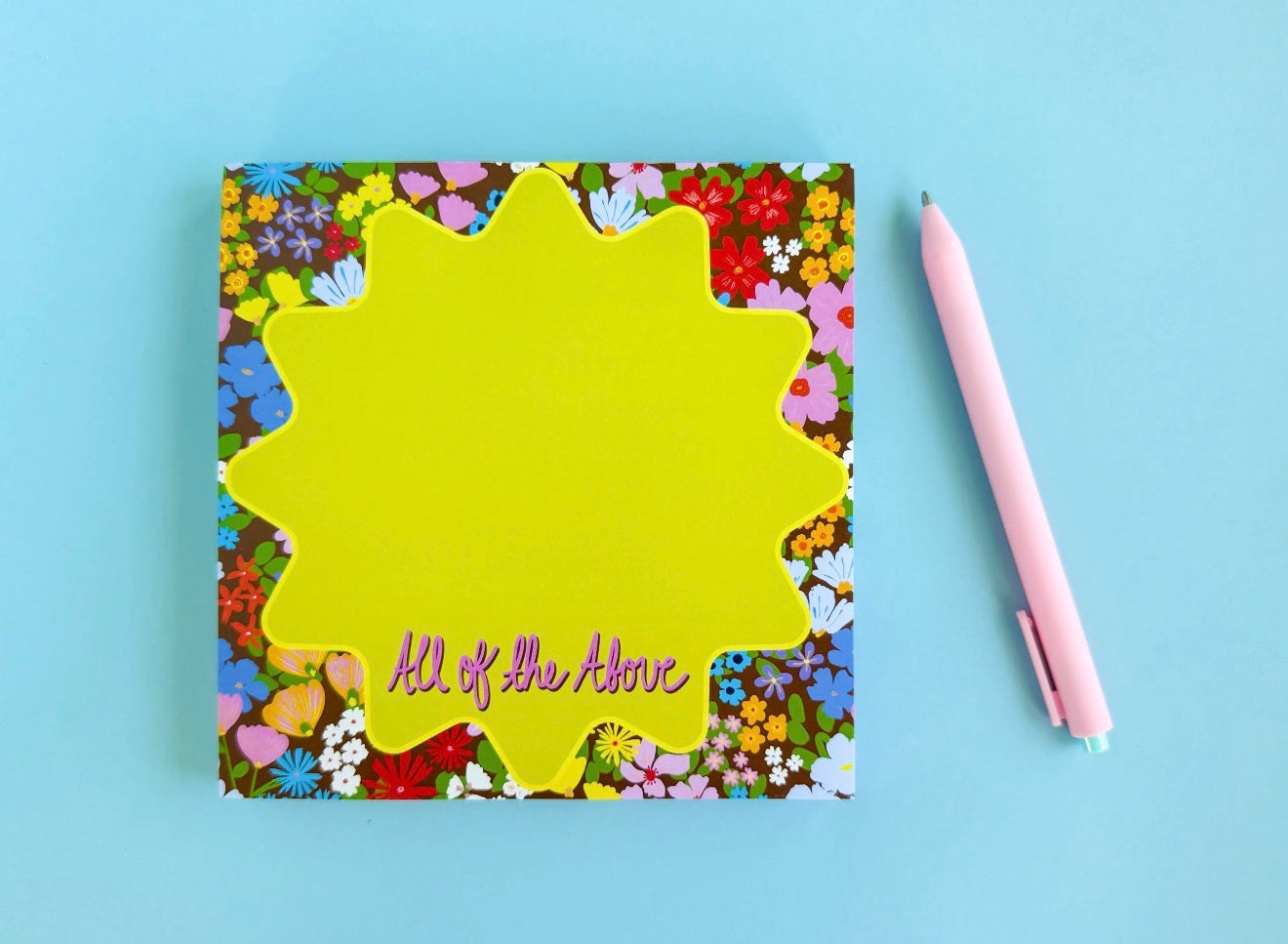 ALL OF THE ABOVE NOTEPAD