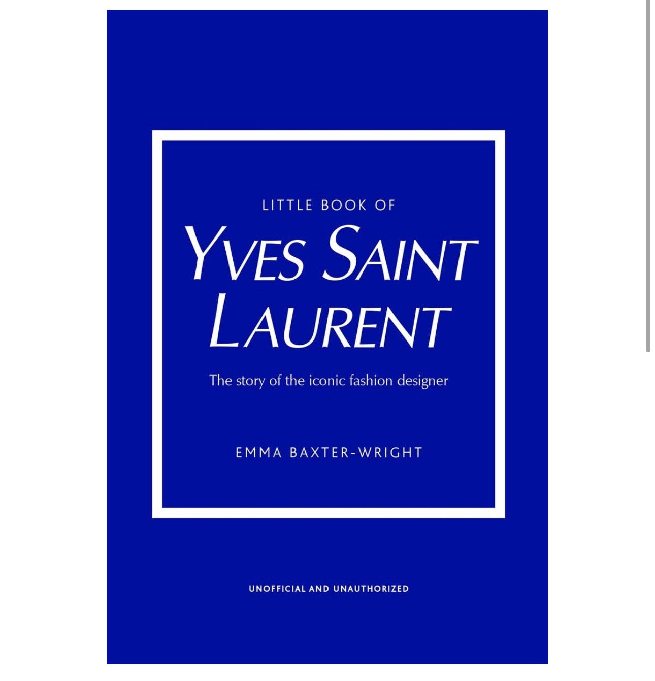 LITTLE BOOK OF FASHION-ROYAL BLUE