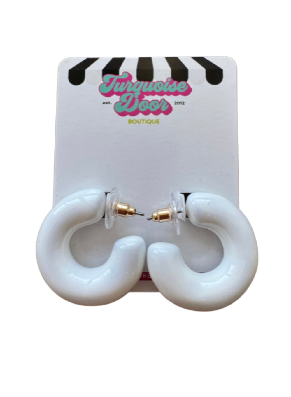 CANDY HOOPS-WHITE