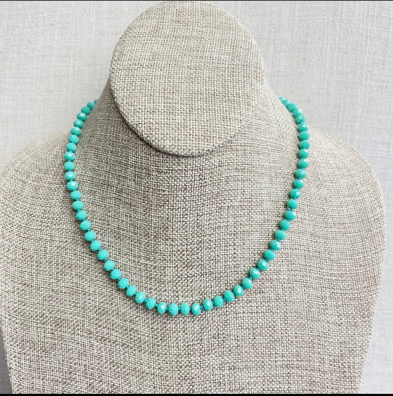 TURQUOISE BEADED NECKLACE