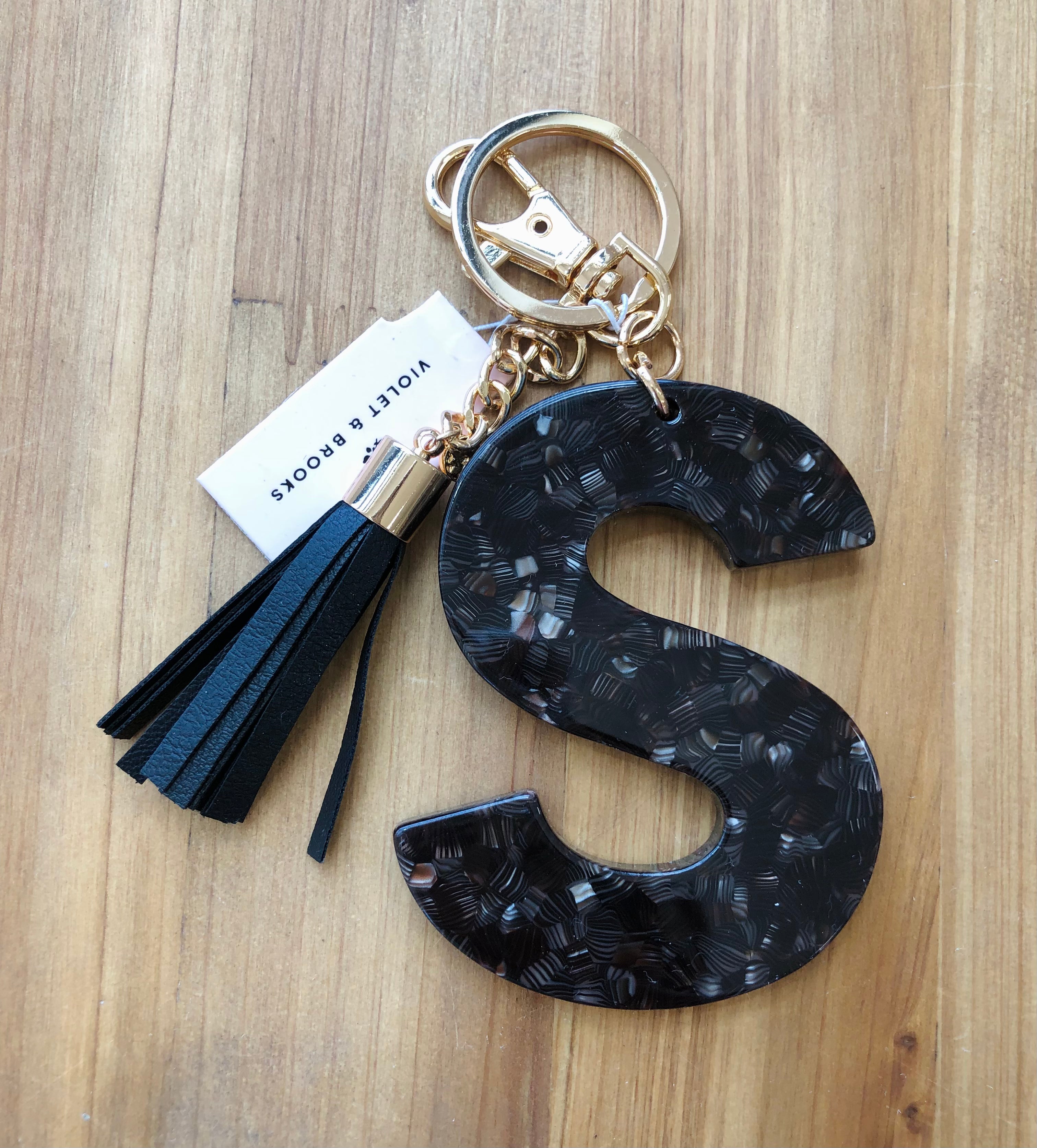 LETTER S KEYCHAIN