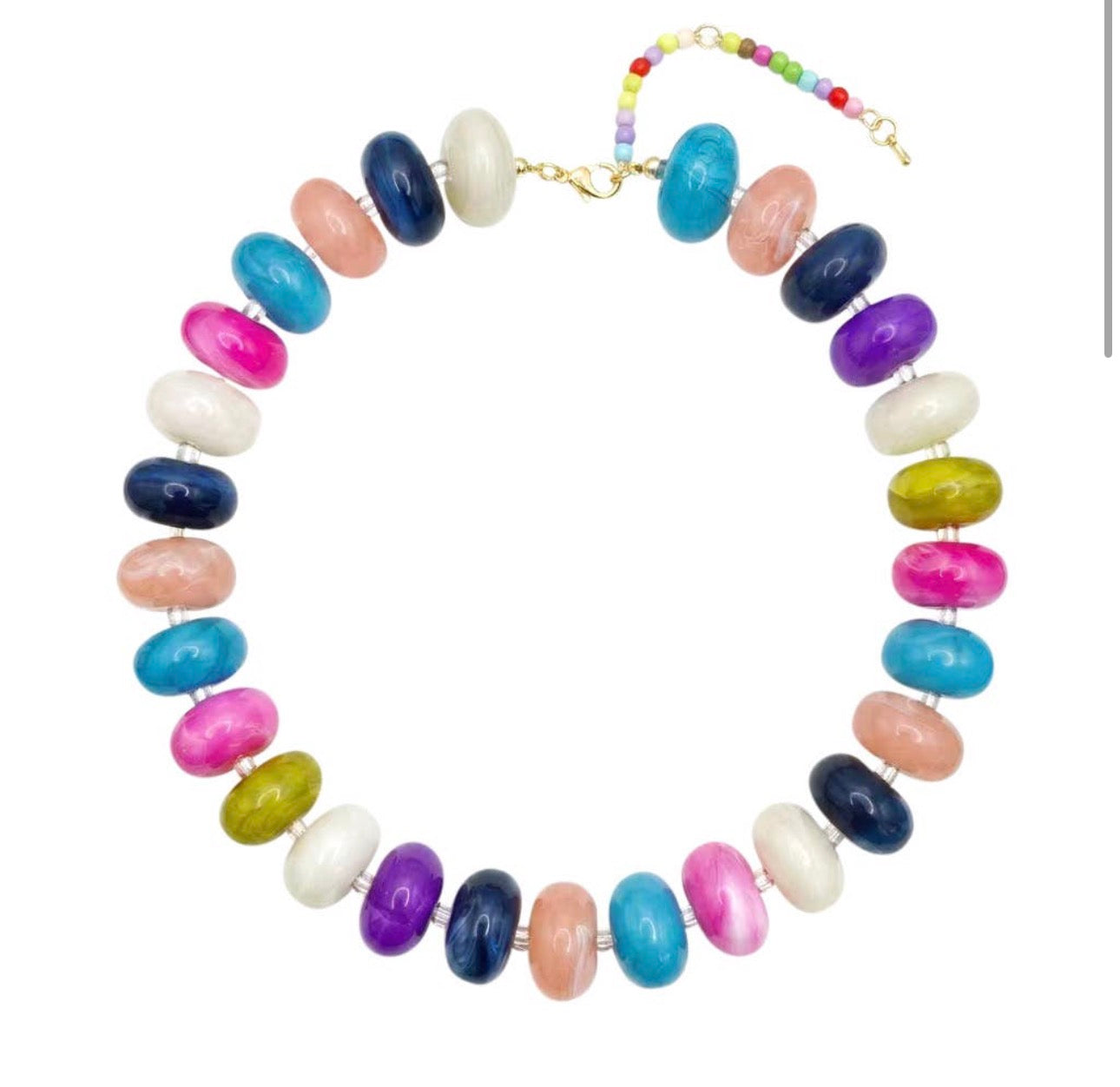 MARIAH BEADED NECKLACE-MULTI