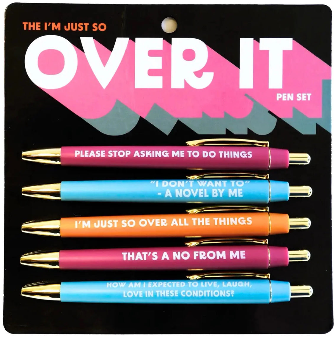 OVER IT PEN SET