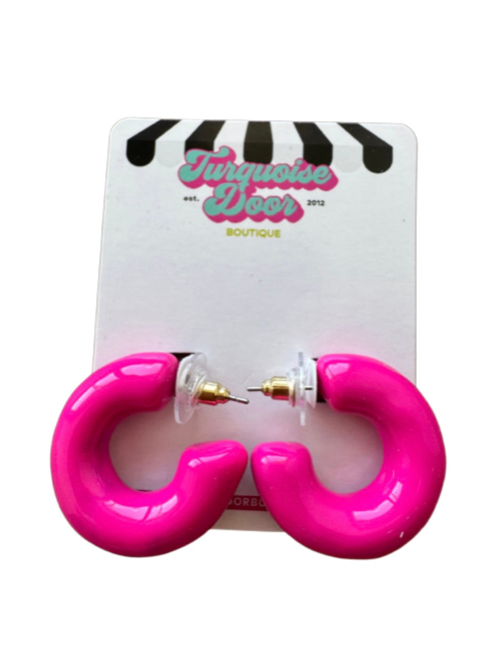 CANDY HOOPS-PINK