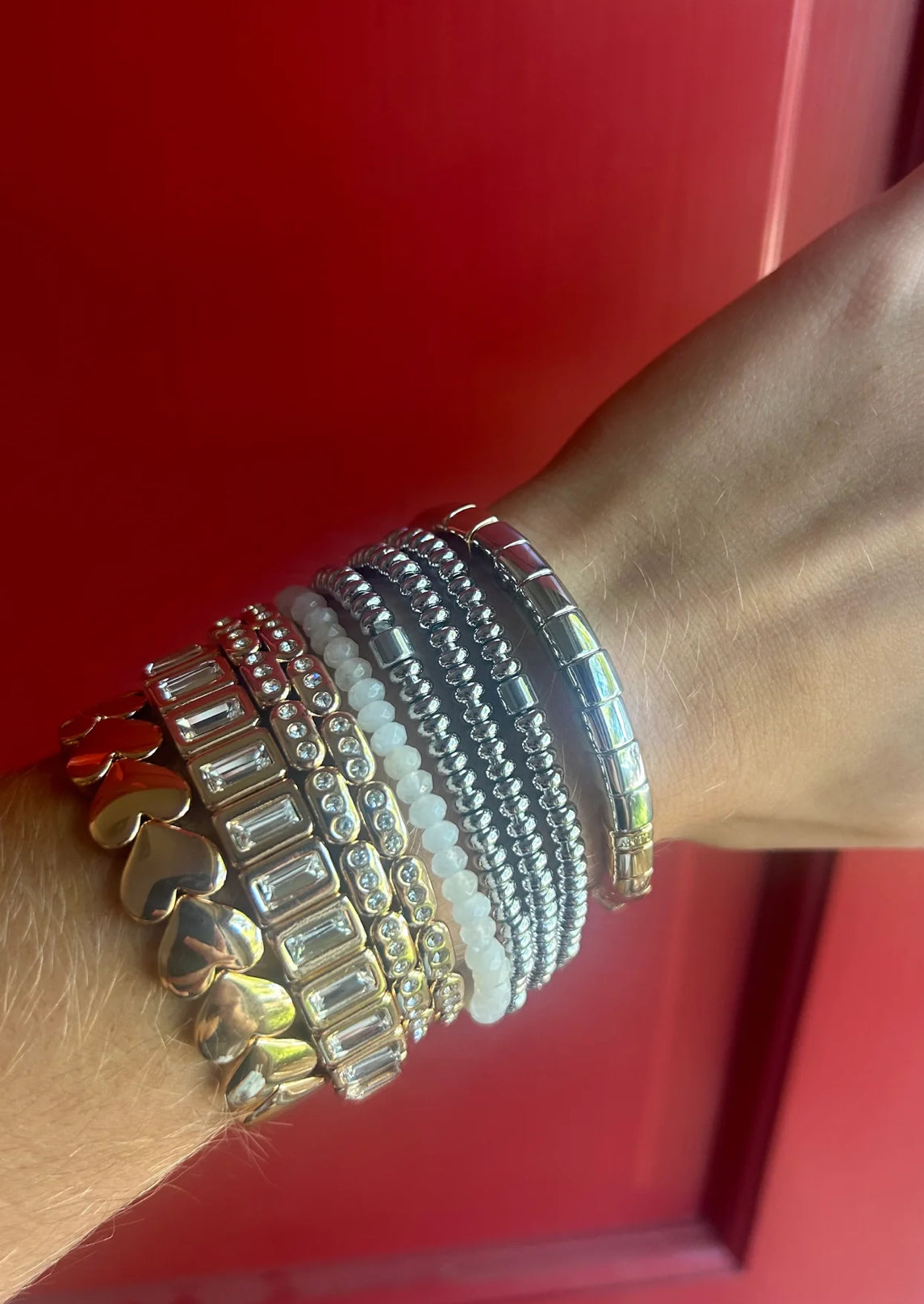 BAGUETTE CLEAR GEM BRACELET