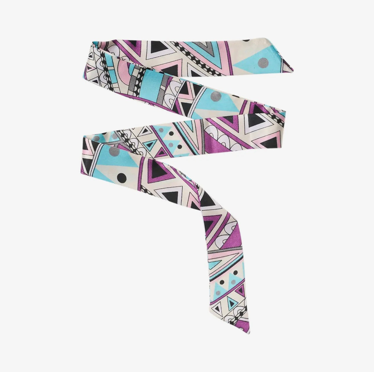 TWILLY SILK SCARF SMALL-SKY BLUE