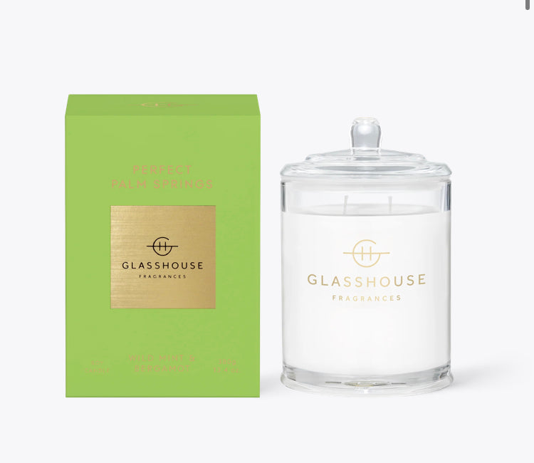 GLASSHOUSE CANDLE-PERFECT PALM SPRINGS