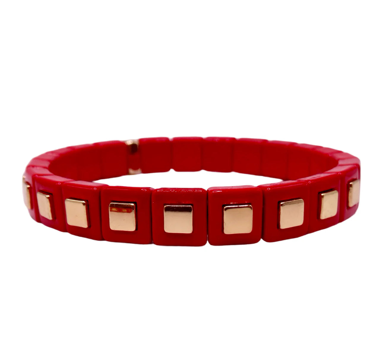 RED AND GOLD ONE BRACELET