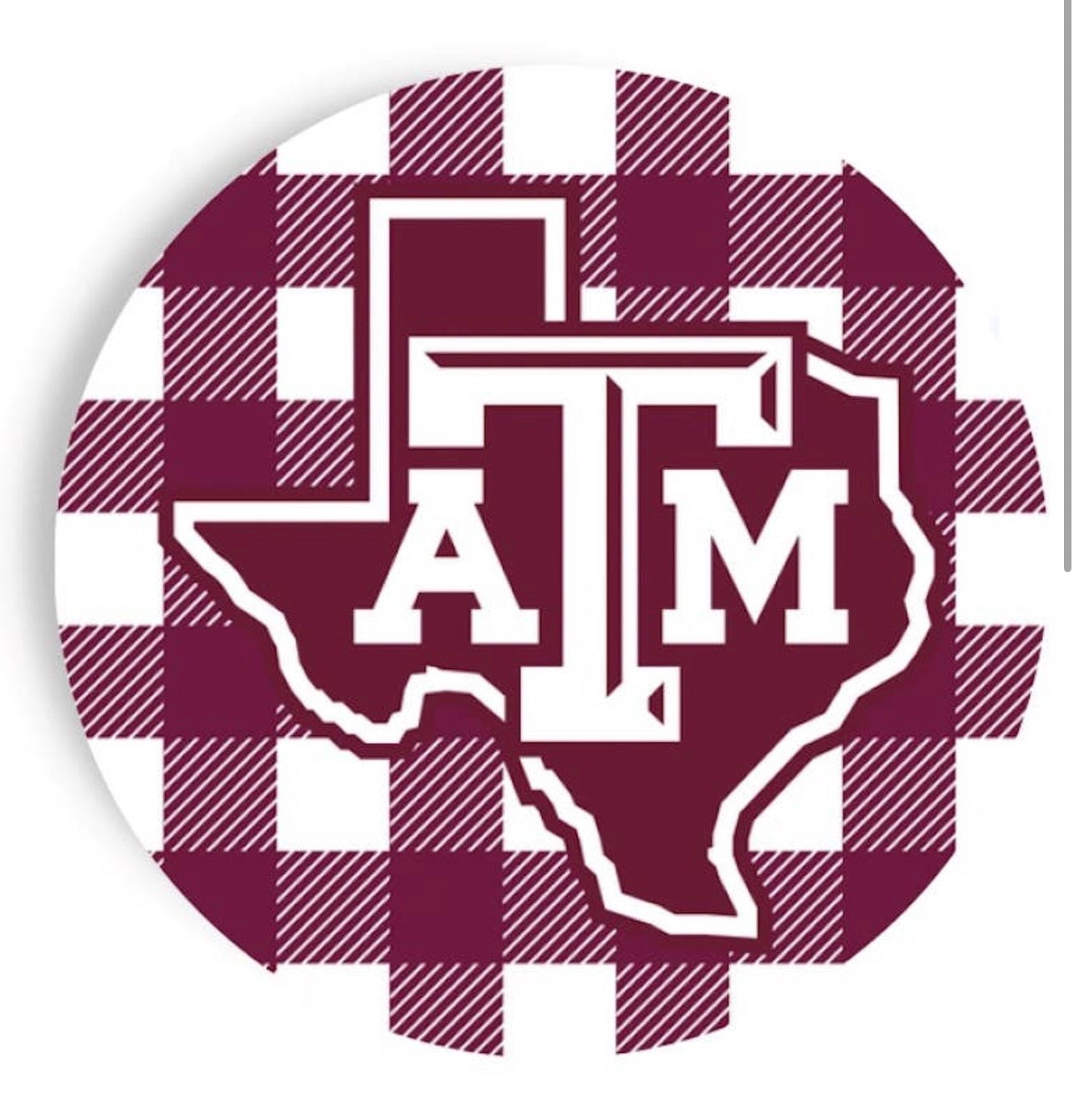 A&M GINGHAM PLATES