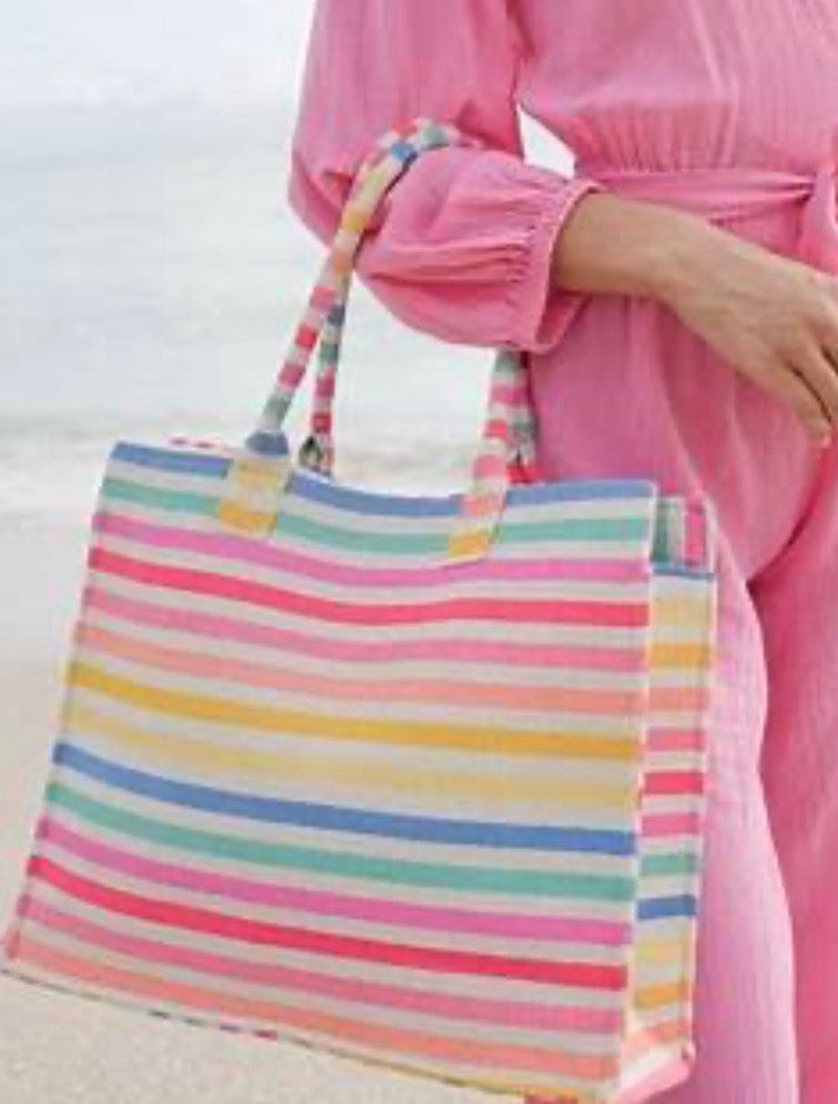 SUMMER SHIMMER STRIPED BAG