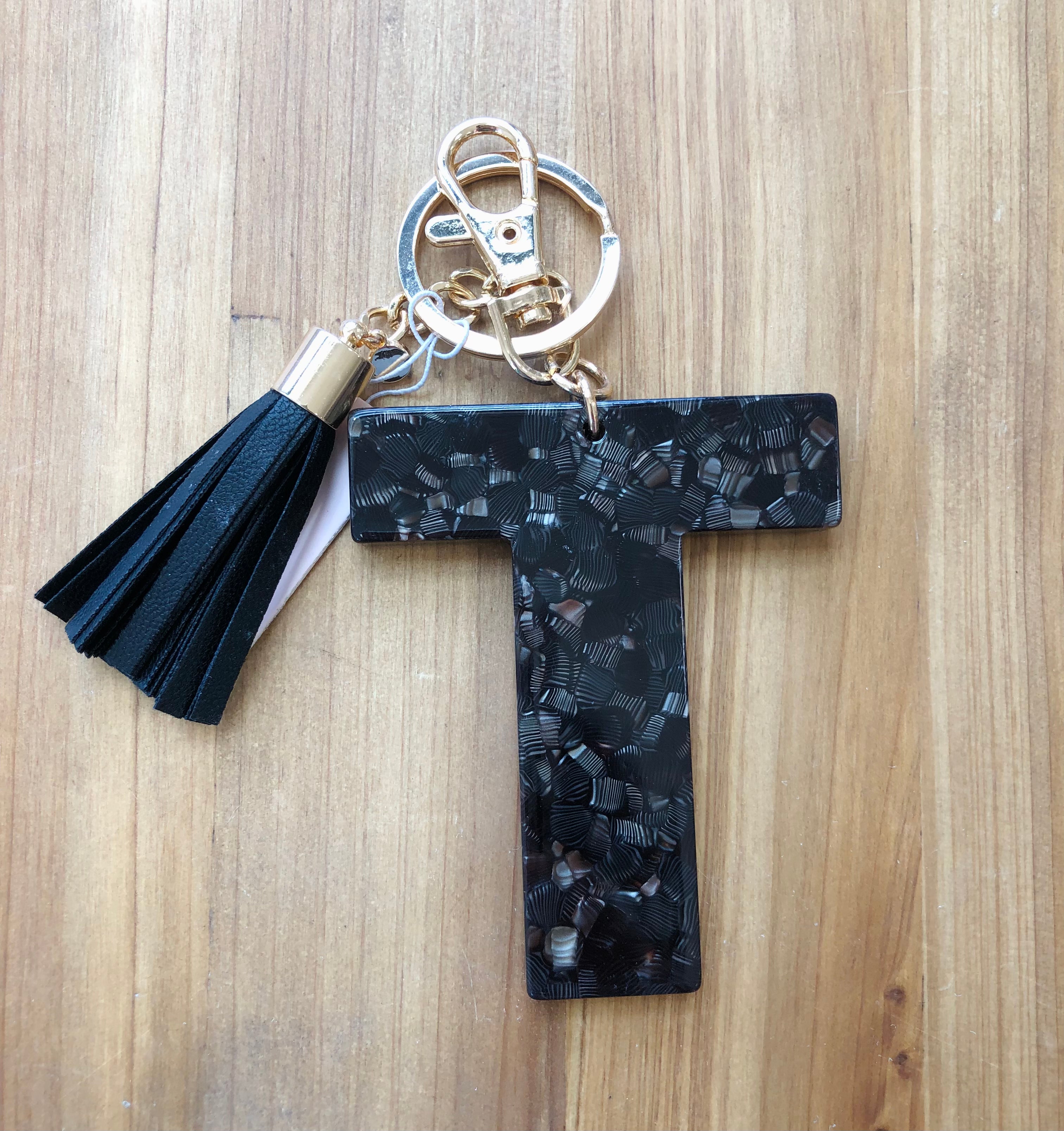 LETTER T KEYCHAIN