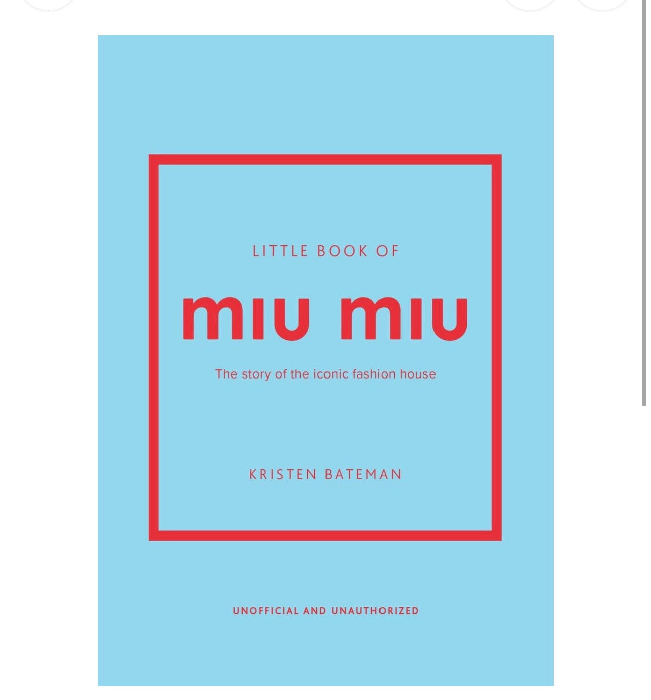 LITTLE BOOK OF FASHION-LIGHT BLUE