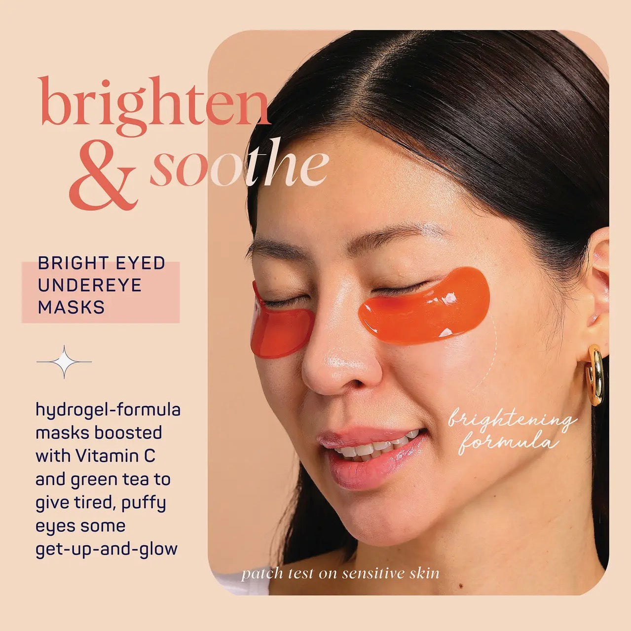 BRIGHT EYED HYDROGEL EYE PATCHES