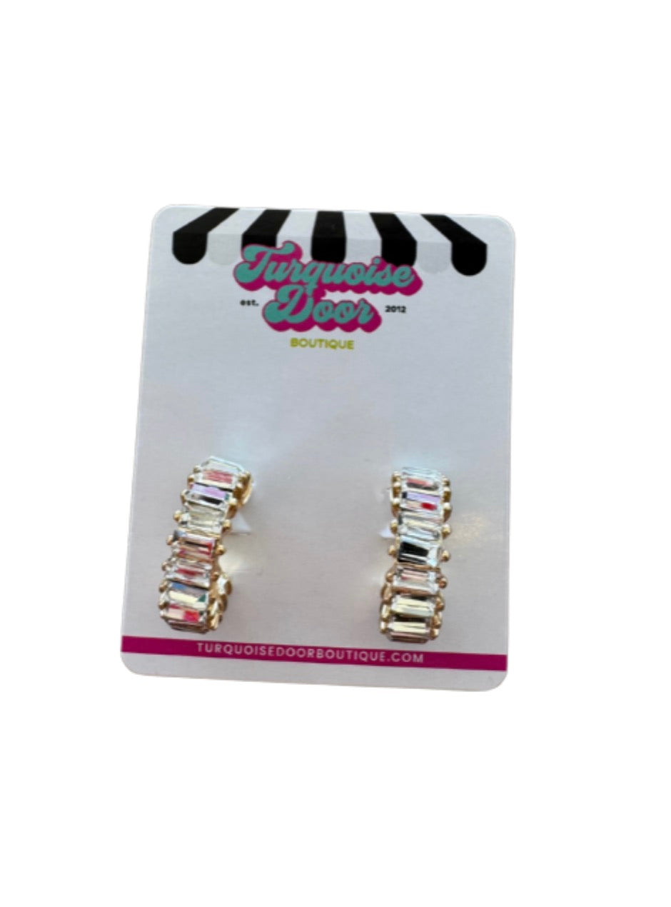 REESE EARRINGS-CLEAR