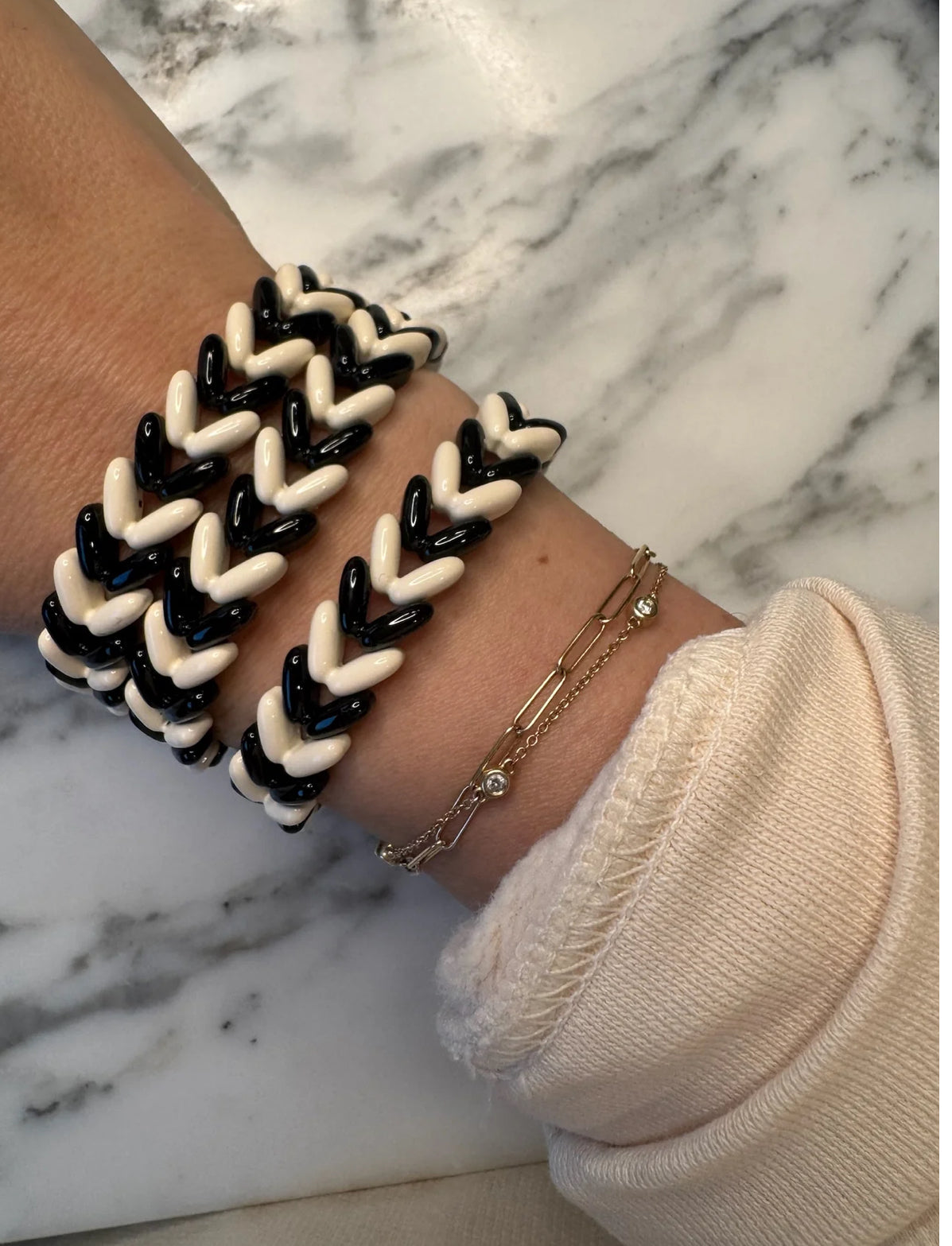 MULTI WAVING WHEAT BRACELET