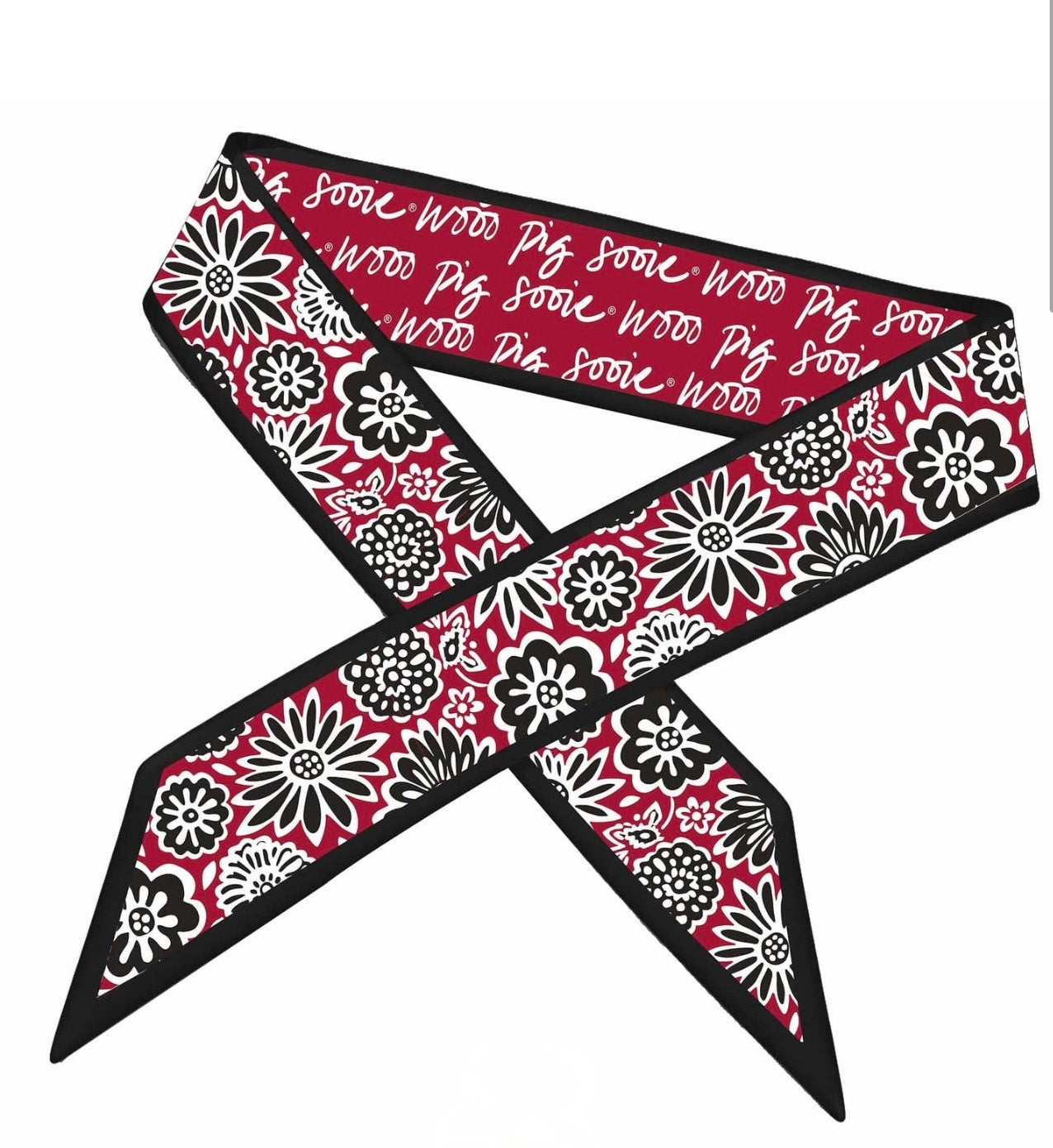 SKINNY SCARF-ARKANSAS RAZORBACKS