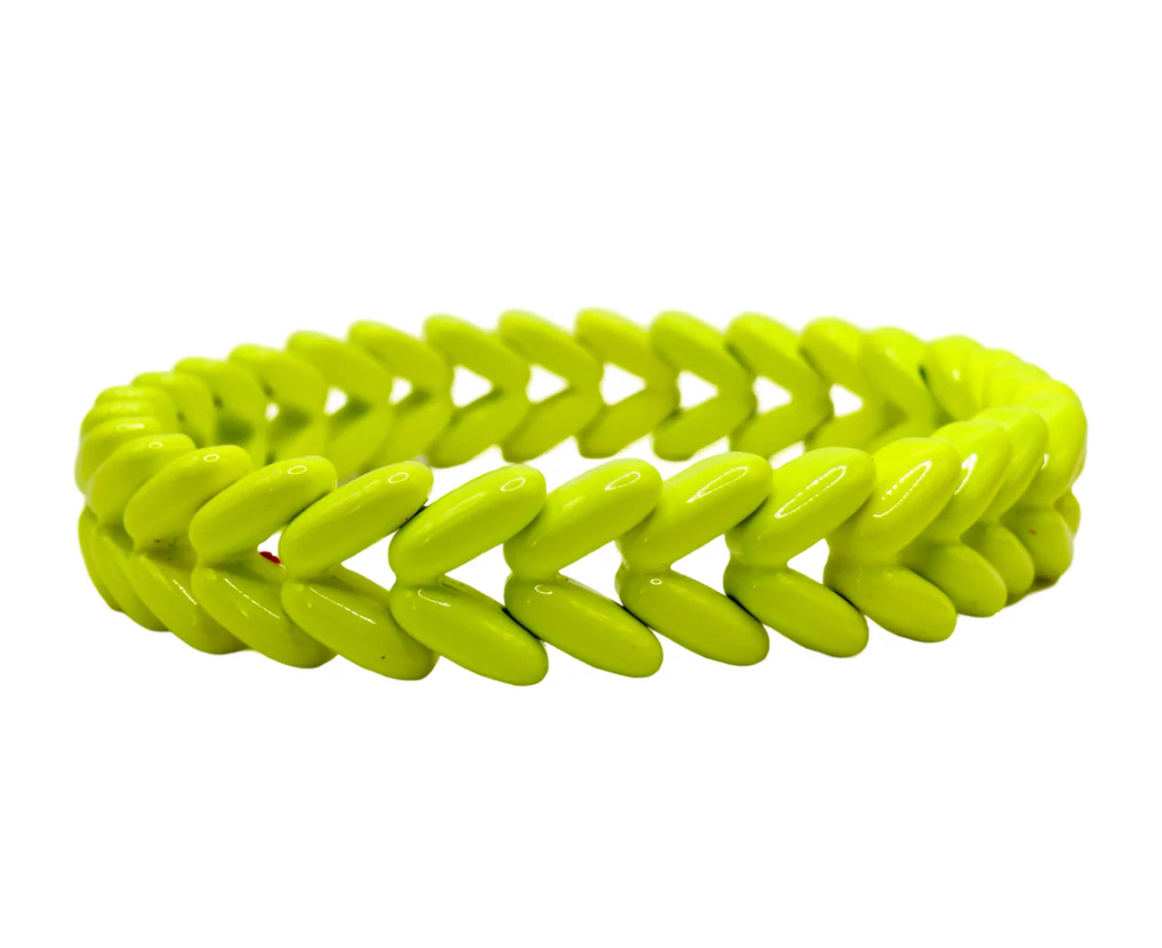 NEON YELLOW WHEAT BRACELET