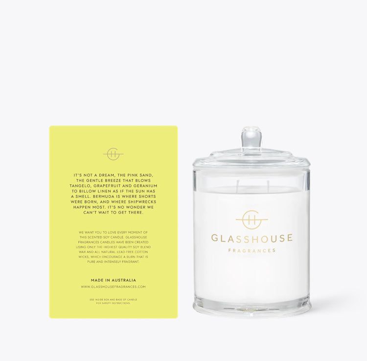GLASSHOUSE CANDLE-SUNKISSED IN BERMUDA