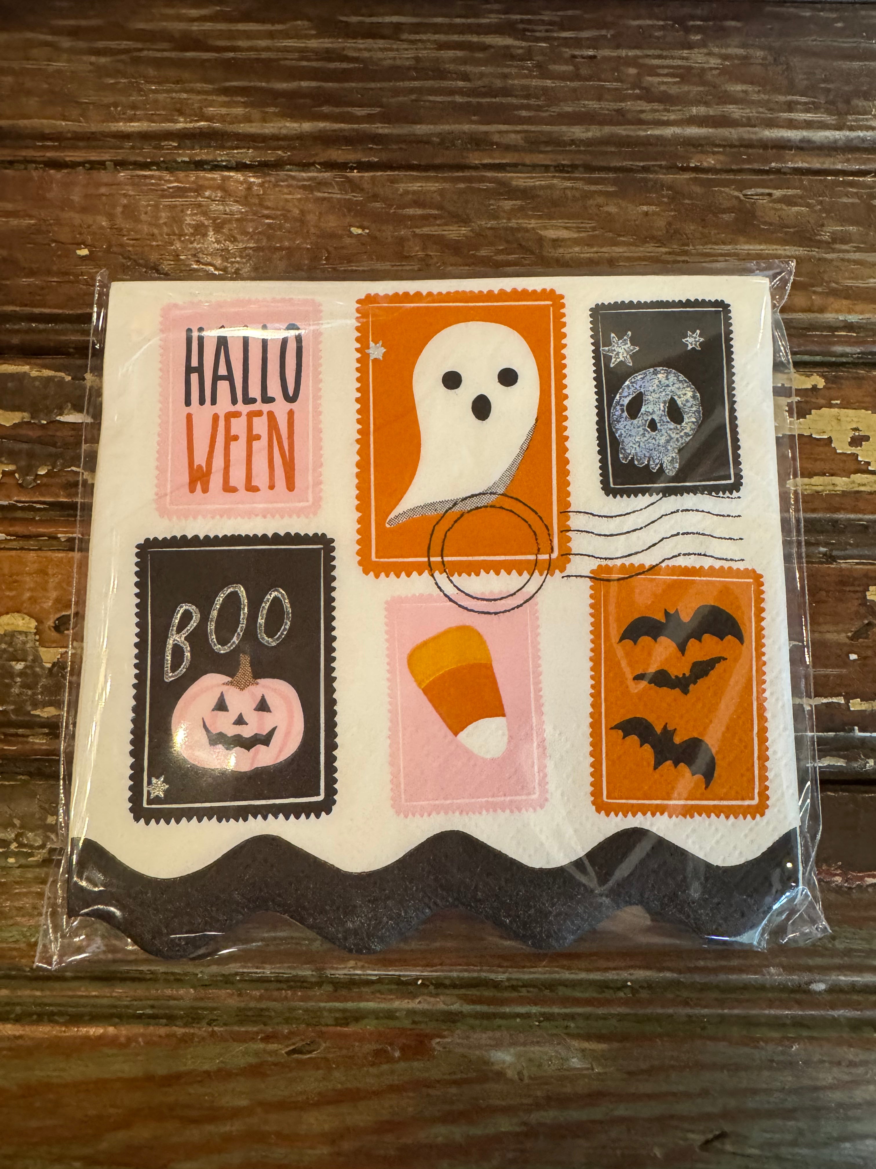 HALLOWEEN STAMPS NAPKINS