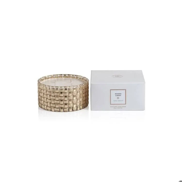 BRAIDED LUMINA CANDLE-26.5 OZ
