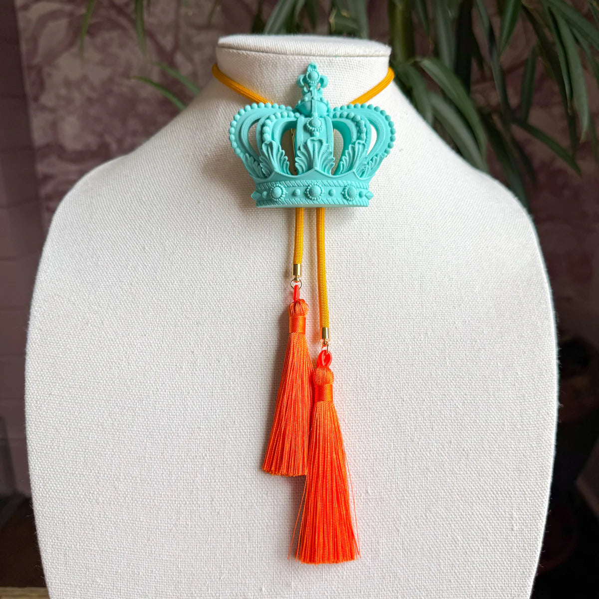 CROWN BOLO-TURQ/GOLDEN YELLOW/ORANGE