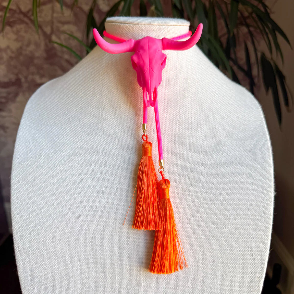 LONGHORN BOLO-PINK/NEON PINK/ORANGE