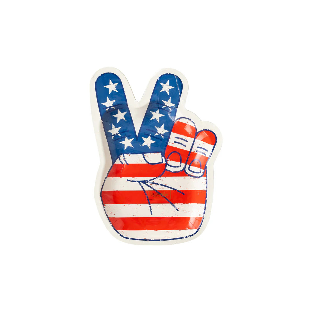 PEACE HAND PLATE