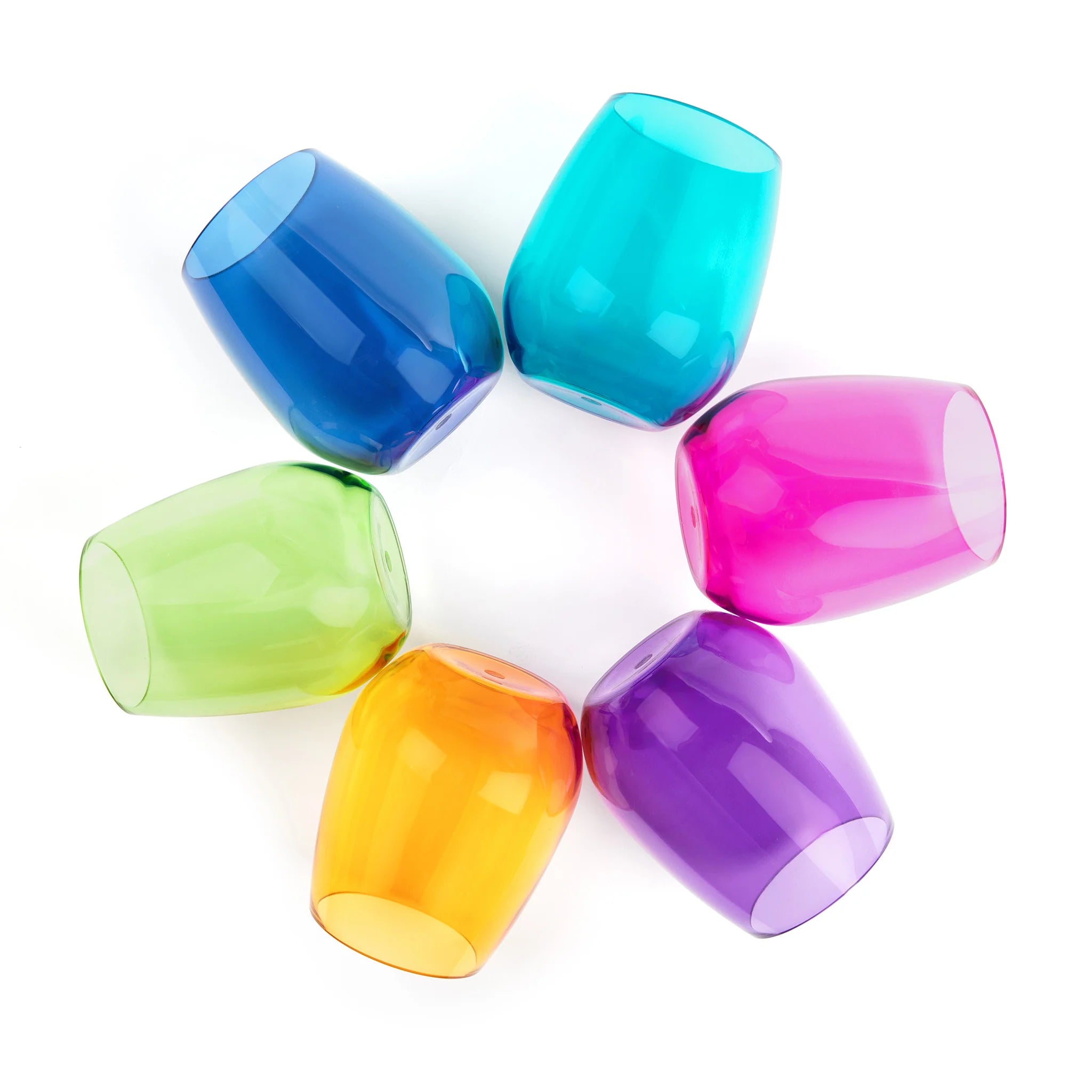 ACRYLIC STEMLESS WINE GLASSES