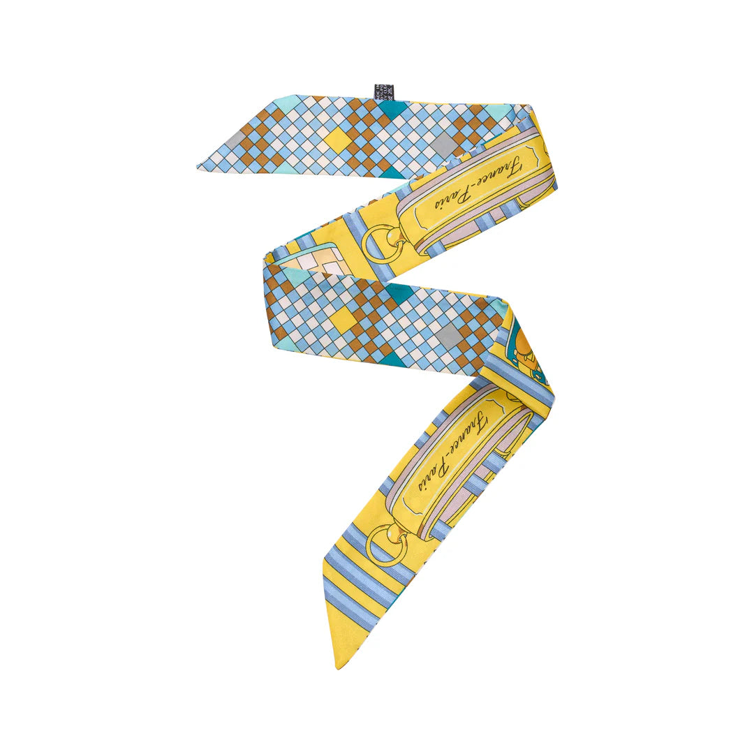 PARIS TWILLY SCARF-YELLOW