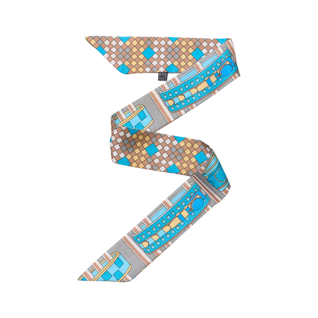 PARIS TWILLY SCARF-GRAY