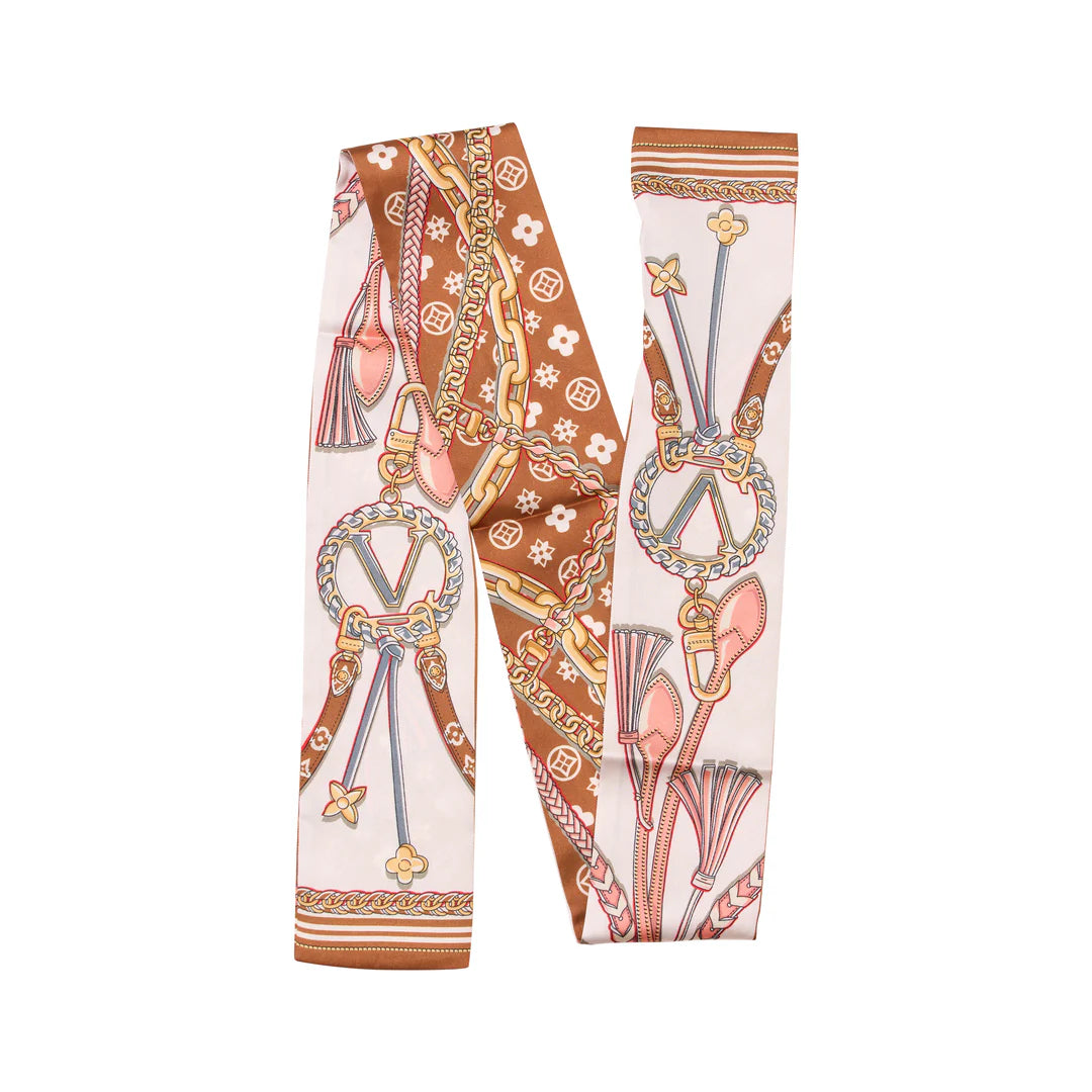 MADISON TWILLY SCARF-BROWN