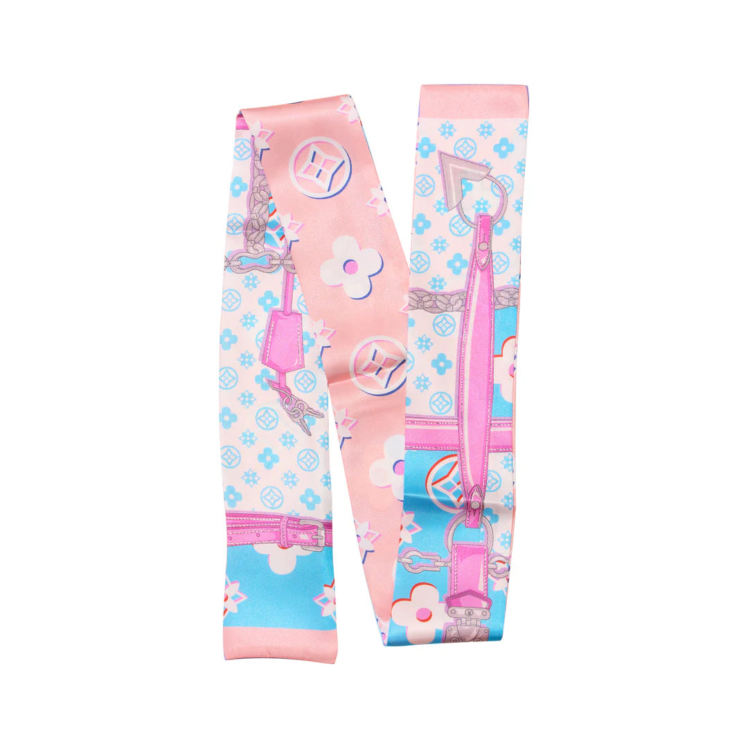 FIFTH AVENUE TWILLY SCARF-PINK