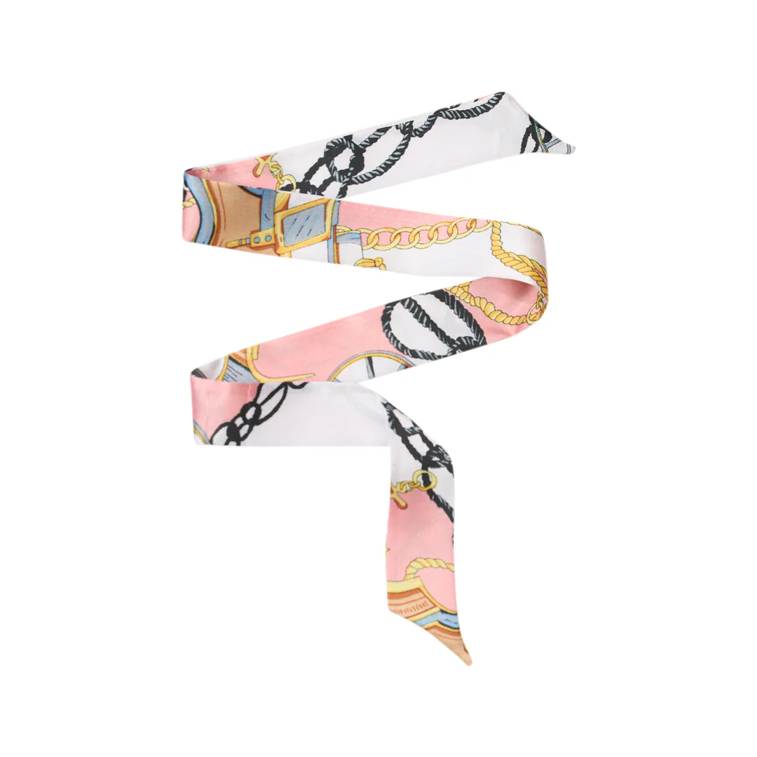 TWILLY SILK SCARF SMALL-PINK