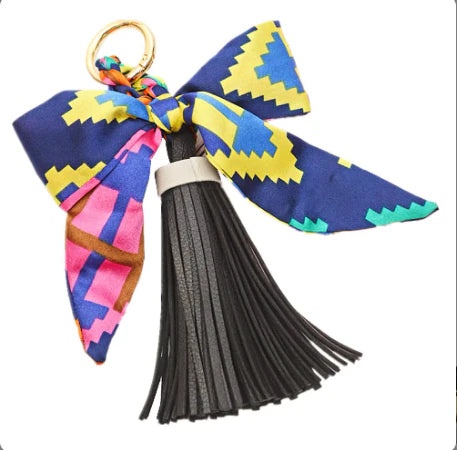 SCARF BAG CHARM-BLACK