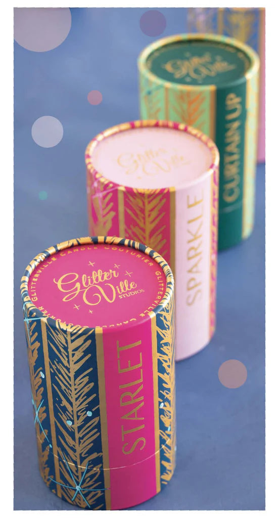 GLITTERVILLE DEMI SCENTED CANDLE-BESPOKE