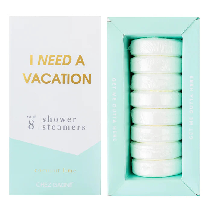 NEED A VACATION SHOWER STEAMERS