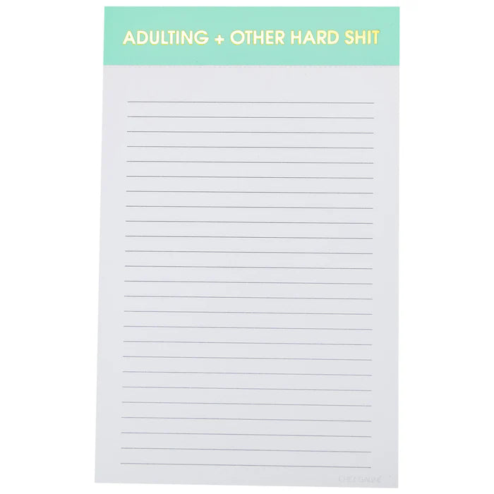 ADULTING+OTHER HARD SHIT NOTEPAD